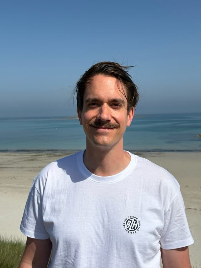 David Bretscher am Meer
